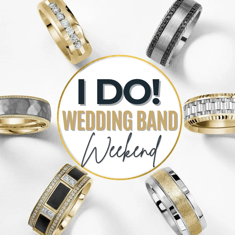 Wedding Band Weekend at SVS Fine Jewelry in Oceanside, NY, held every February and October with designer wedding band trunk show