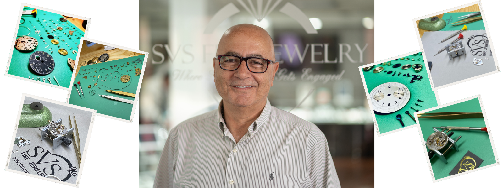 Tony T. Tony keeps all of SVS Fine Jewelry's guests ticking. He is an expertly trained watchmaker that is able to fix any of you