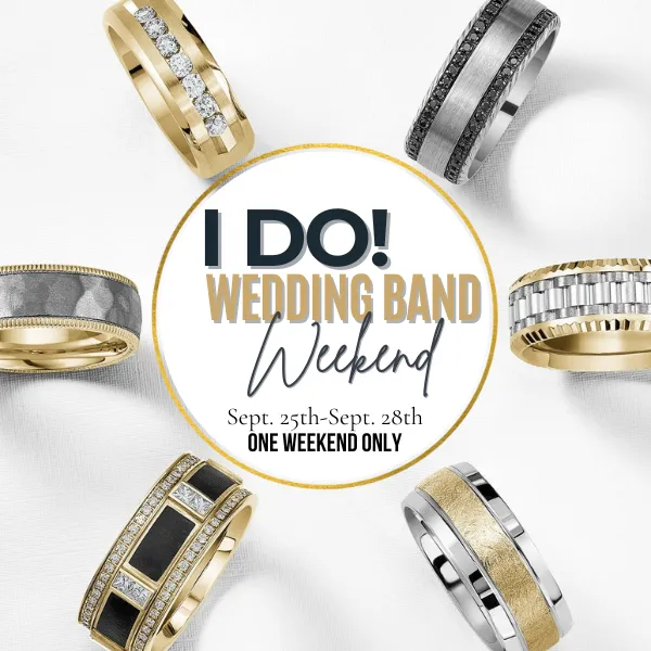 Wedding Band Weekend Sale Sept 25, 2025