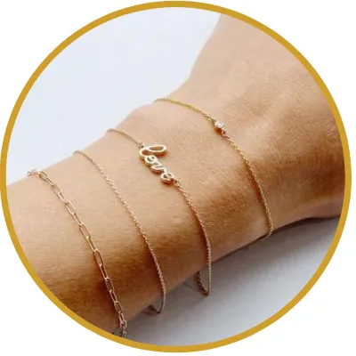 Choose A Charm Leave your GET LINKED just as a chain or add a charm! If you want to add a little something extra to your bracele