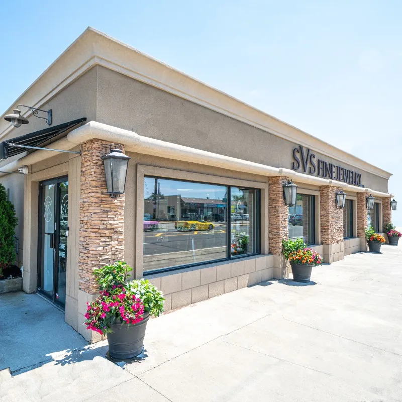 SVS Fine Jewelry showroom at 3323 Long Beach Road, Oceanside, NY - Long Island's premier independent jewelry store since 2003