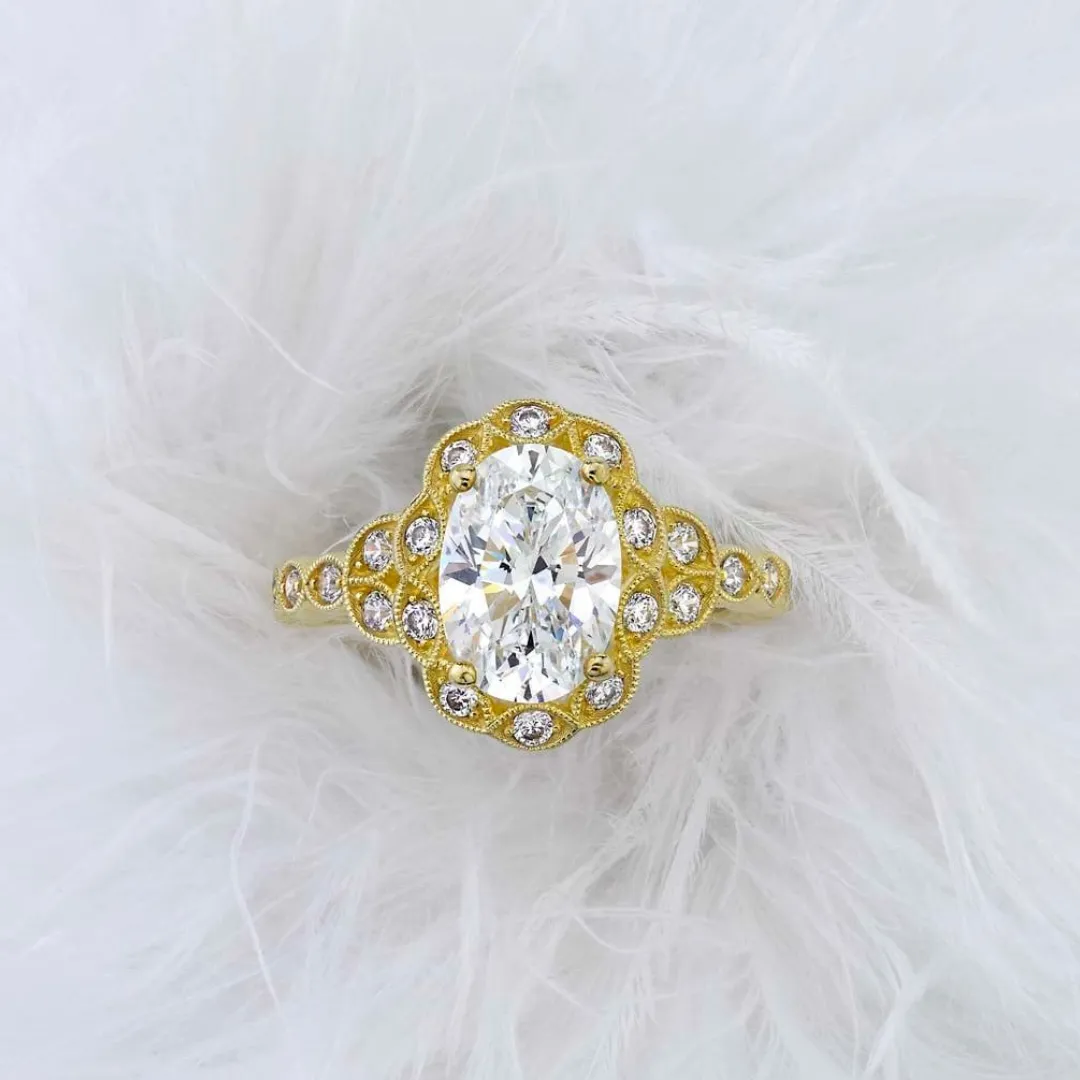 Vintage engagement rings at SVS Fine Jewelry — Oceanside, Long Island NY