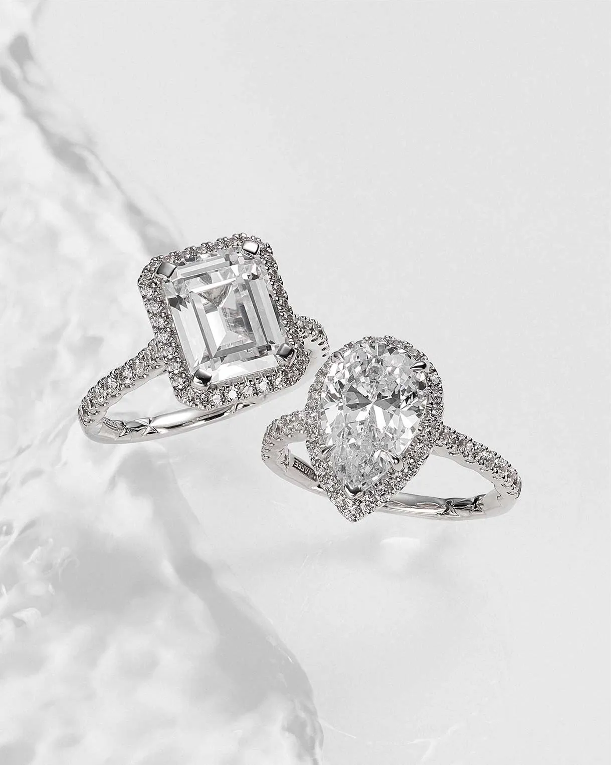 Diamond engagement rings at SVS Fine Jewelry — natural and lab-grown rings in Oceanside, Long Island NY