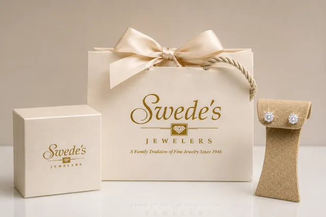 How to Create Your Swede's Wishlist: Step 1: Visit Swede&rsquo;s Jewelers Store or WebsiteHead to the Swede&rsquo;s Jewelers website and start browsing our collection of jewelry.Step 2: Create an AccountBefore you can create your wishlist, you will need to create an account with Swede&rsquo;s Jewelers.Click &ldquo;My Account&rdquo; and select &ldquo;Create Account&rdquo;.Enter your information and create your password. Once your account is created, make sure you are logged in.Step 3: Shop Your FavoritesBrowse through the jewelry on our website and find the pieces you love.You can shop through our different jewelry collections and categories until you find something you would like to add to your wishlist.Step 4: Add an Item to Your WishlistWhen you find a piece of jewelry you love, look for the heart ♡ / wishlist button on the product.Click the button to save the item to your wishlist.Step 5: Continue ShoppingKeep browsing and adding your favorite pieces to your wishlist.You can add as many items as you would like! Swedes Jewelers East Windsor, CT