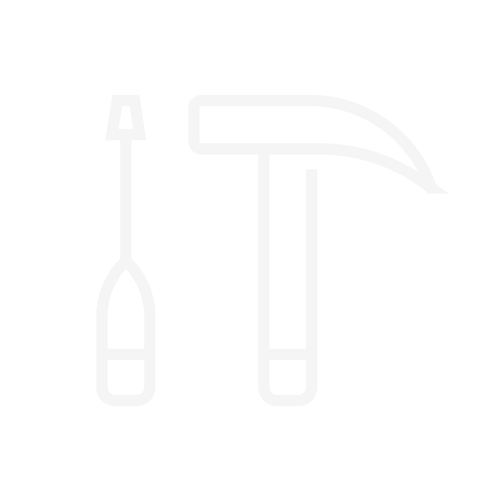 Icon of a hammer and screwdriver representing jewelry repair services.
