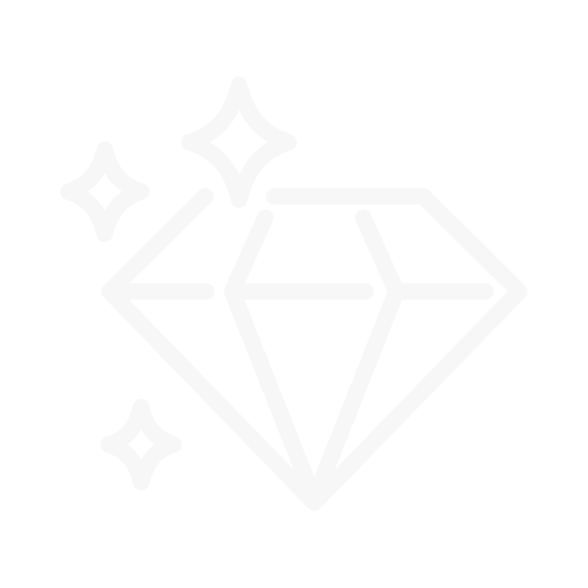 Stylized diamond icon with sparkles, representing The Diamond Shop, Inc. in Lewiston.