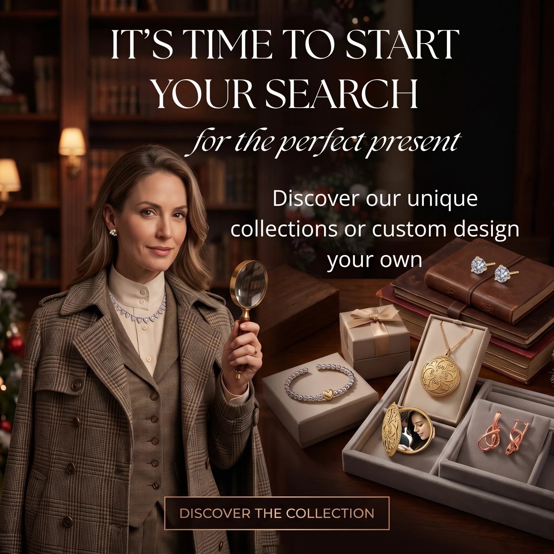 Goldmart Jewelers unveiling timeless beauty: vintage, unique and custom designs. Facets of Fire.