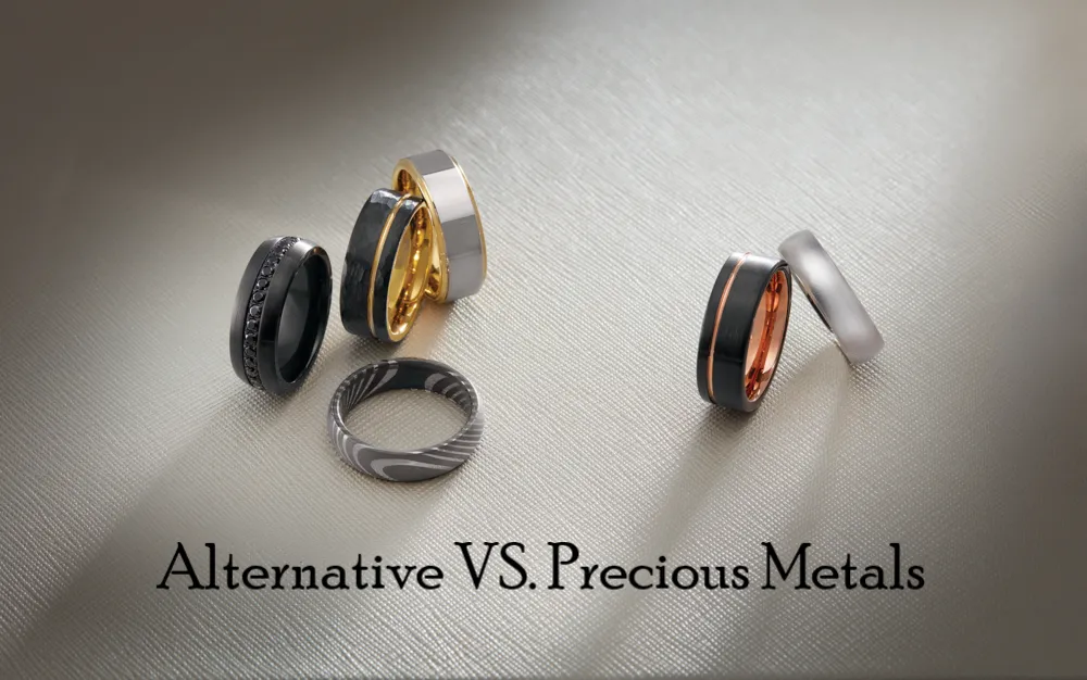 Alternative Metal Wedding Bands