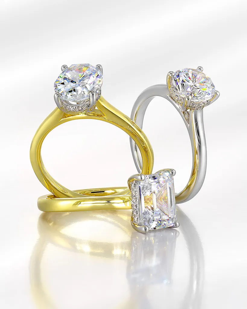 Hidden-Halo Setting A secret sparkle hidden beneath the stone, the hidden halo adds subtle brilliance and a touch of mystery, shining for you alone. SVS Fine Jewelry Oceanside, NY