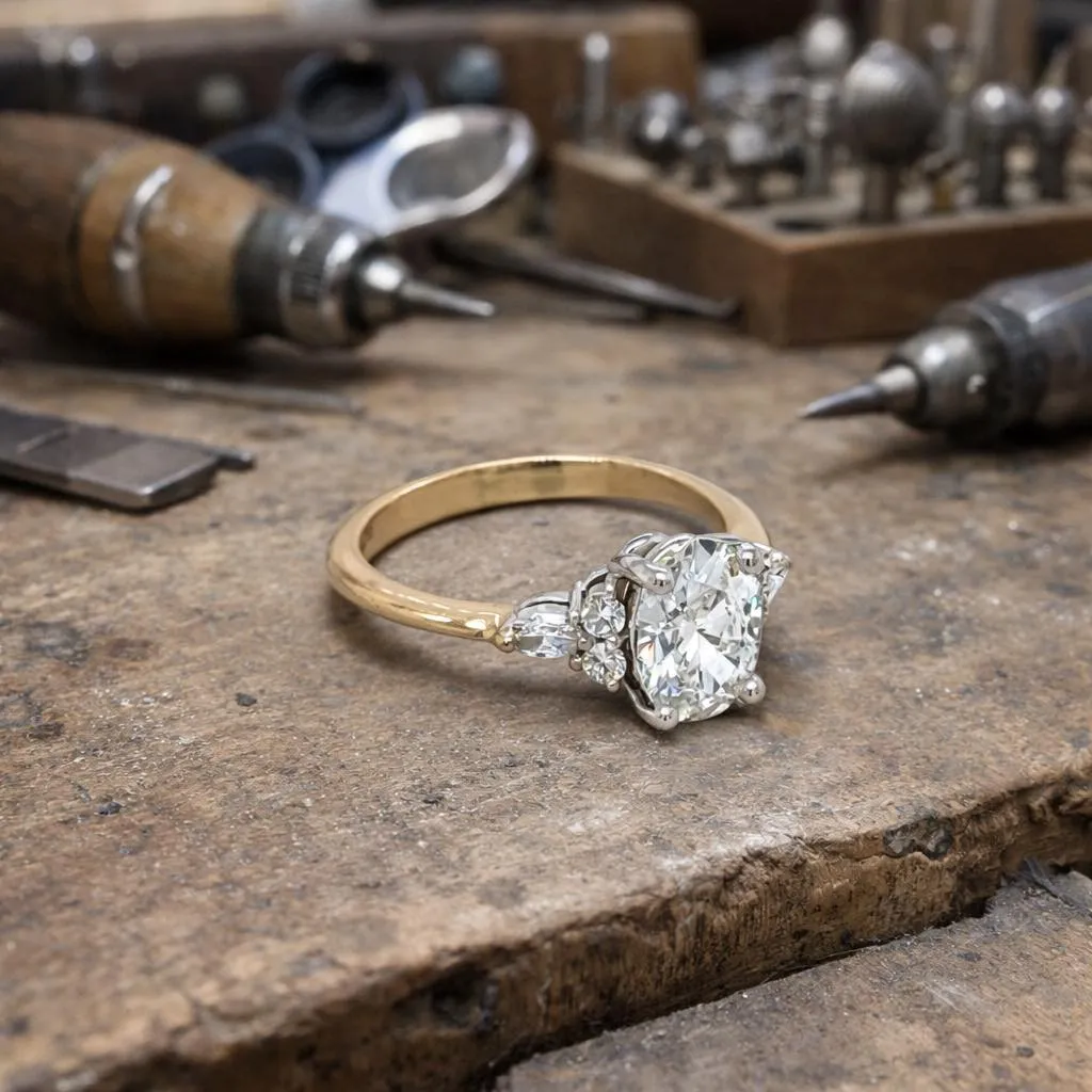 Custom jewelry design process at Tovon and Co. Diamonds, Dallas PA