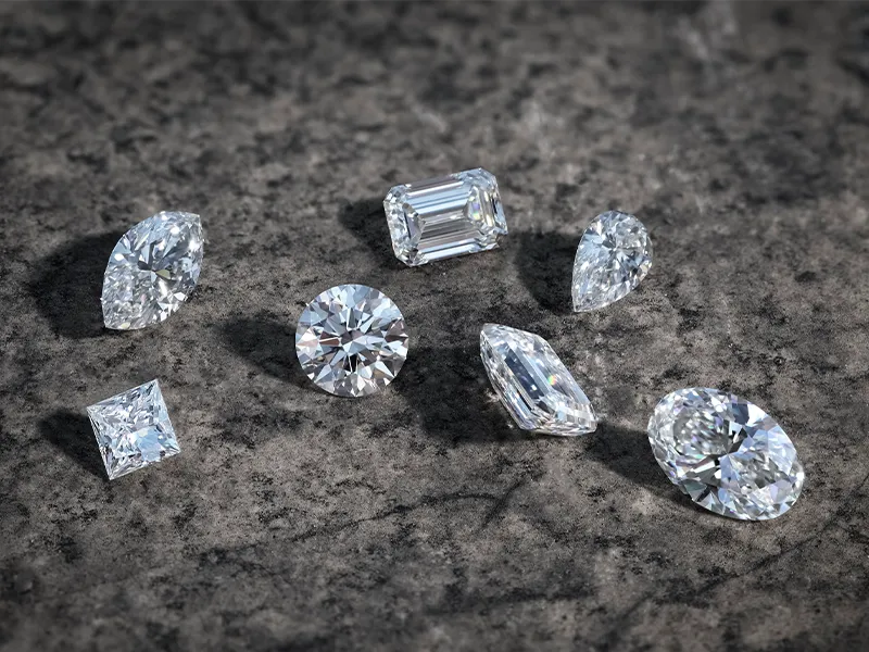 Natural diamond hand-selected by Tom Van Scoy, Tovon and Co. Diamonds, Dallas PA