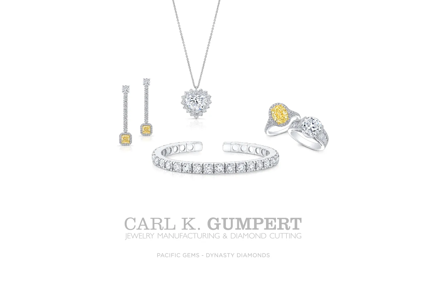 Carl K Gumpert, Inc. With over 60 years in the jewelry industry, CARL K. GUMPERT, INC. is a major fine jewelry manufacturer and diamond supplier, providing its customers with indvidualized manufacturing services and outstanding quality and value.We work to create a wide variety of fine finished jewelry including rings, wedding sets, bands, fashion pendants, earrings, necklaces and more. The styling is ‘Forever Classic‘ -- a beautiful mix of traditional, unique, and contemporary designs.Varied and extensive resources allow us to cater to the needs of our customers on an individualized basisLarge diamond buyers may know us as DYNASTY DIAMOND CORP.Color stone buyers may know us as PACIFIC GEM CUTTERS The Plumb Club CHARLOTTE, AL