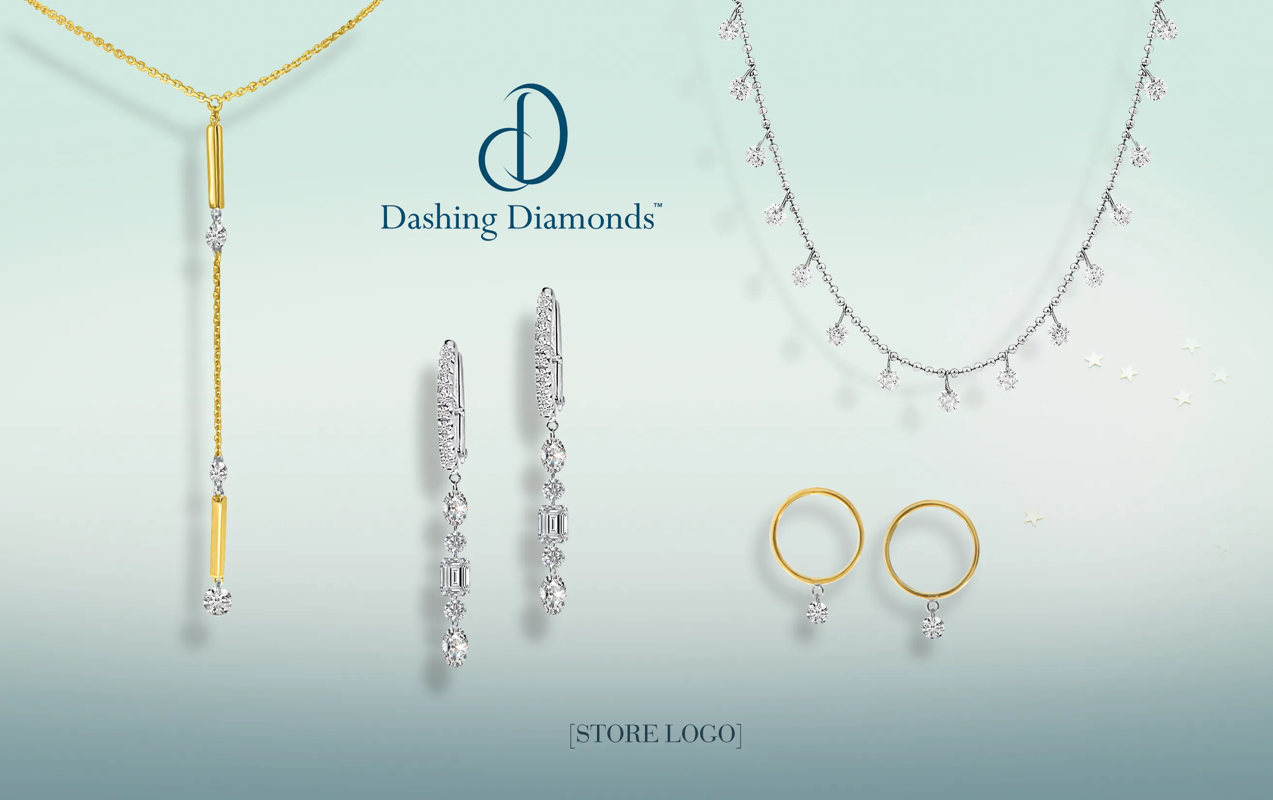 Dashing Diamonds Ombre Wide Ad  The Plumb Club CHARLOTTE, AL