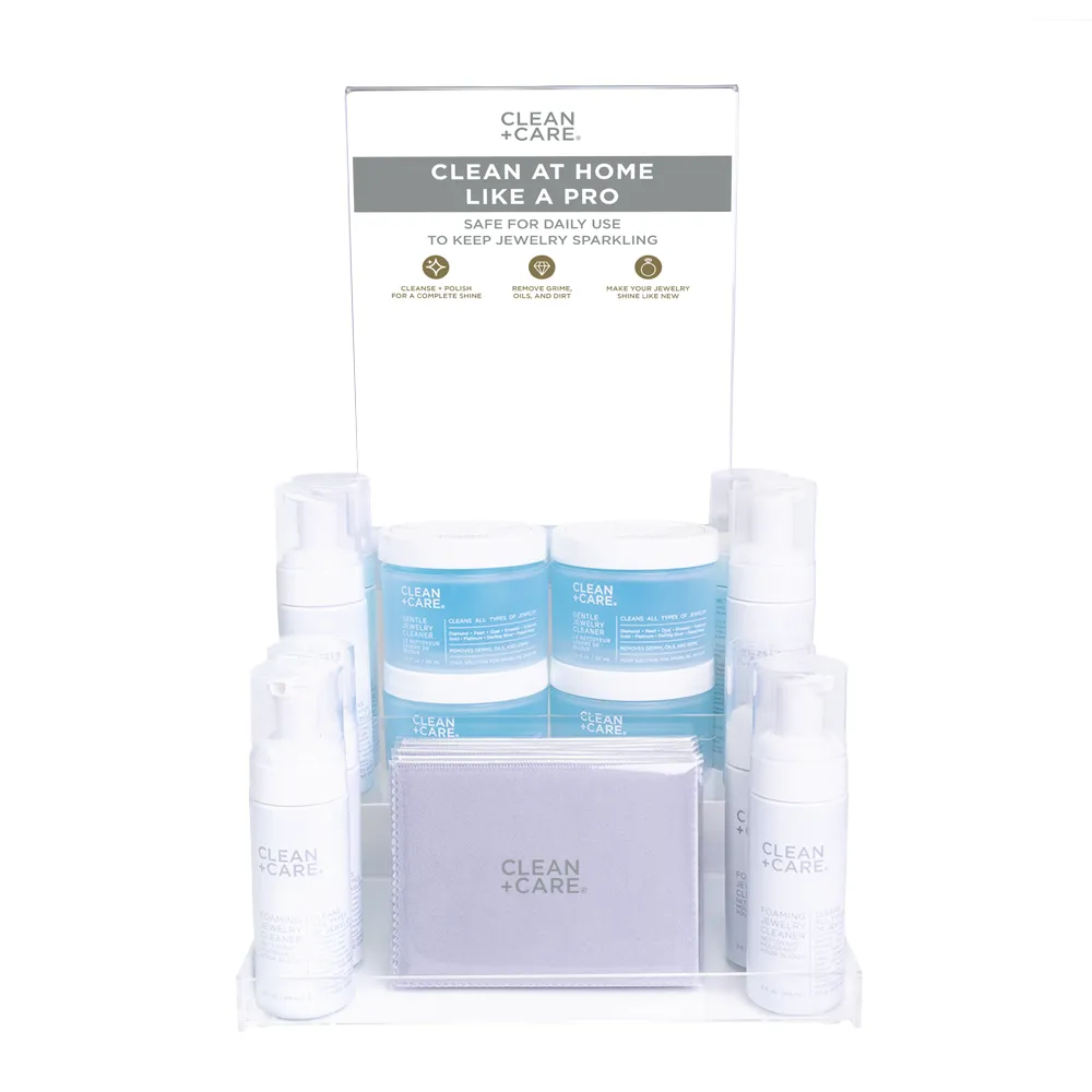 Clean + Care® Jewelry Care Bundles The Clean + Care® Bundles were designed with jewelers in mind - creating a simple way to or