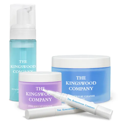 Private-Label Jewelry Cleaners Our Jewelry Cleaners, Foaming Jewelry Cleaner, Sparkle + Shine Sticks, and Cleaning Wipes feature