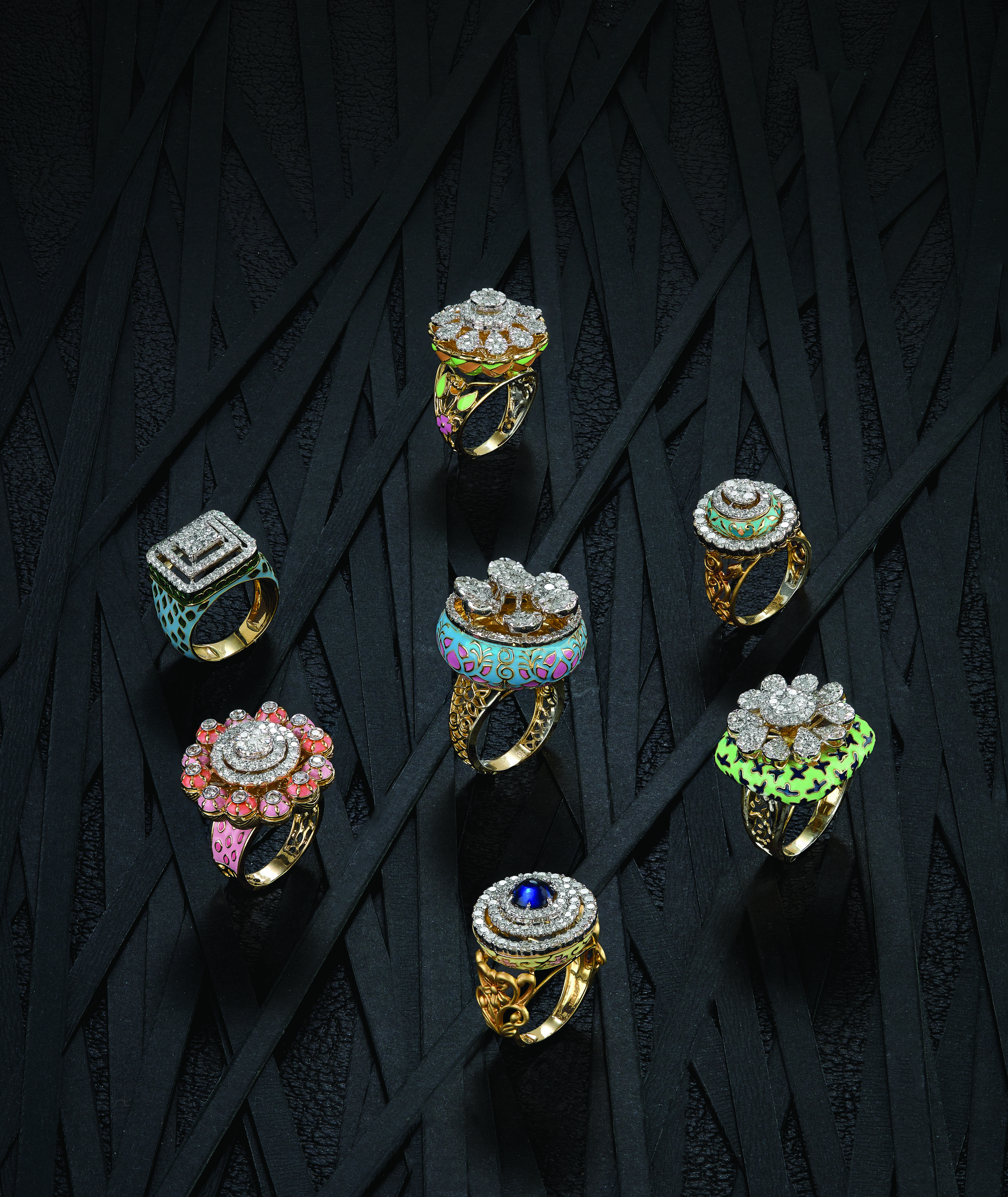 Rings with Enamel  The Plumb Club CHARLOTTE, AL
