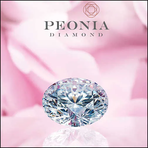 Peonia Diamond® This exquisitely crafted diamond is inspired by the majestic and refined peony flower – a symbol of good fortune and a happy marriage. Through art, science and skill, the artisans of the Peonia Diamond capture the delicate beauty and significance of the flower in an enduring marvel of craftsmanship.When viewed through a diamond scope, the delicate petals of the peony can be seen radiating from the diamond’s center, while the bottom view, shows a vivid floral burst. The result is a glorious dispersion of light, which exceeds conventional round diamonds. The Plumb Club CHARLOTTE, AL