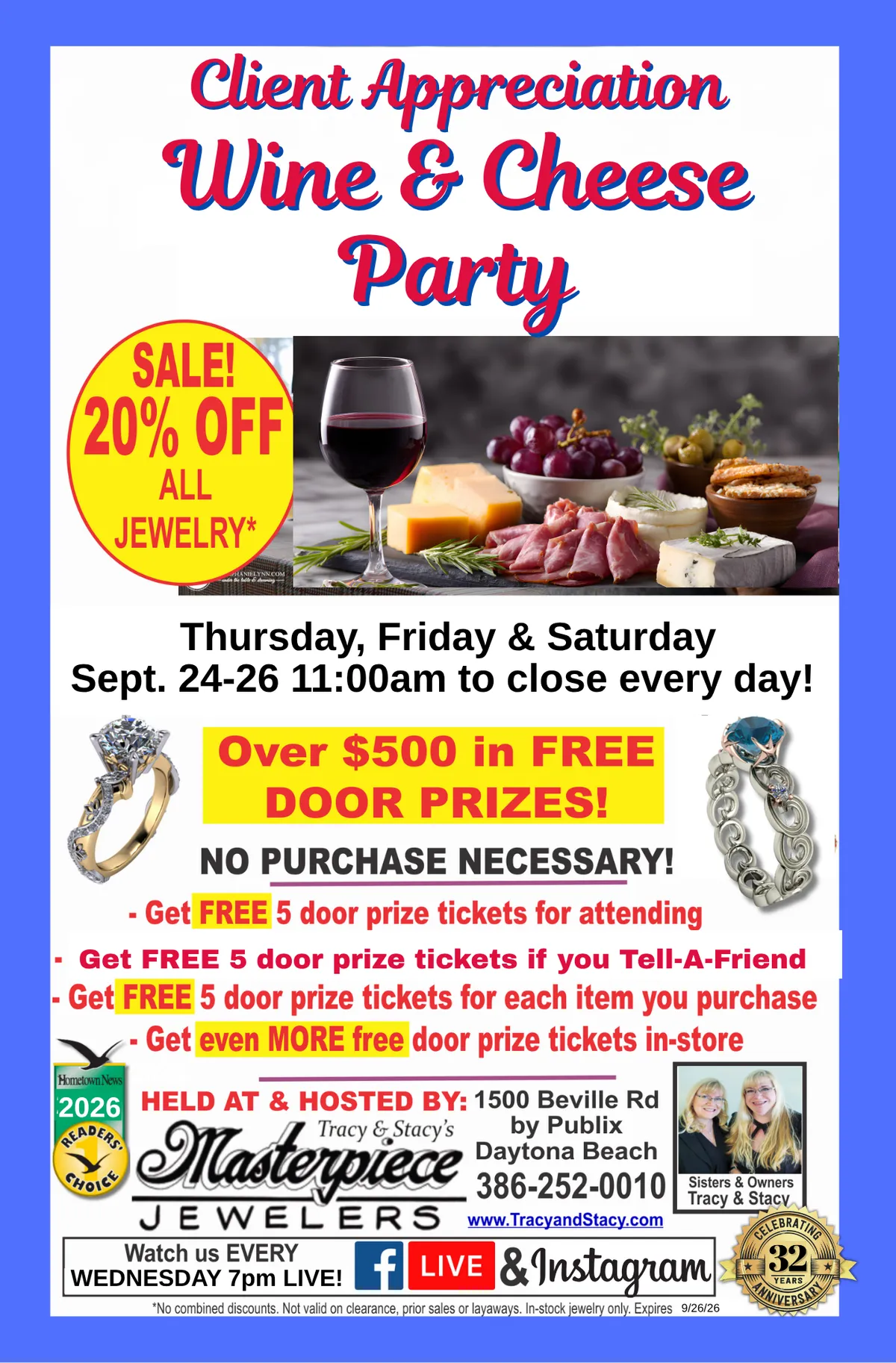 You're Invited! Client Appreciation Wine & Cheese Party