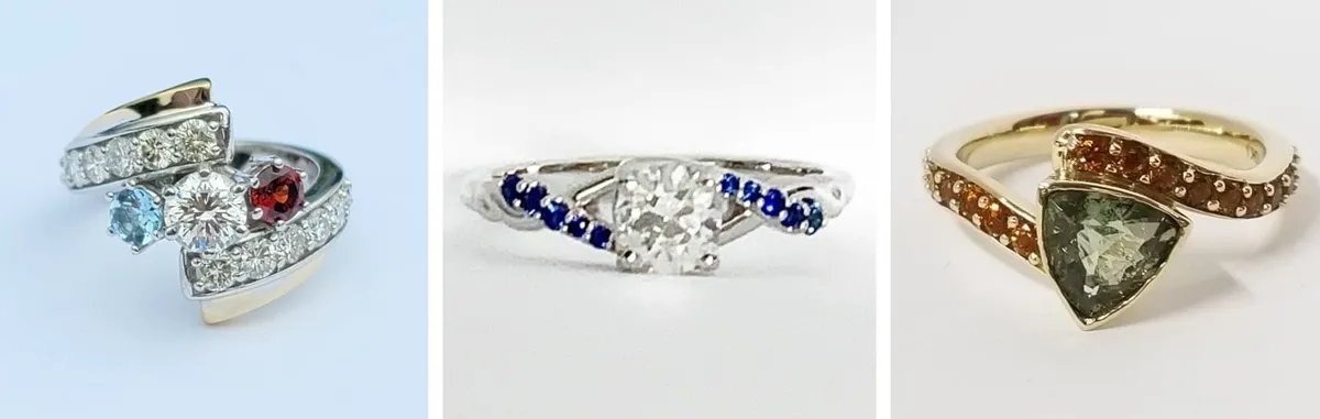 I need a custom engagement ring. Daytona, Florida jeweler to the rescue!