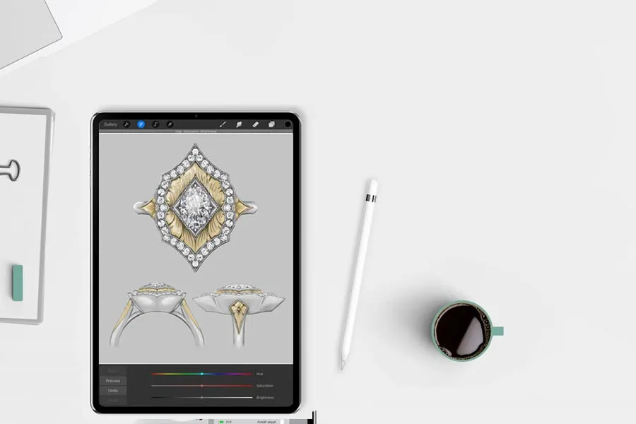 Custom Design enus Jewelers creates unique and dramatic custom jewelry for that discriminating customer who is searching for som
