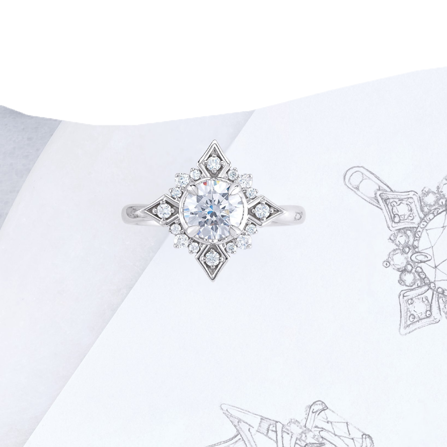 Custom Engagement at Vail Creek Jewelry Designs Turlock, CA