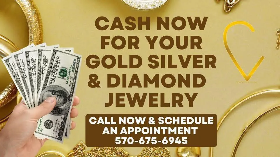 Learn About Our Gold & Diamond Buying Services Do you have old jewelry that you don't wear anymore? Bring it in to Valentine's Jewelry for the best price. Call/Text: 570-675-6945 Elva to schedule an appointment.Every minute, the price of gold changes, and within the last few years, the price of gold risen astronomically compared to historical data. For years, gold held a steady price per ounce around $400, but today, it's well over $4,000 per ounce!The chart below reflects the live price of gold at this very minute. Please refresh the page to update the live price of gold in real time.  Valentines Fine Jewelry Dallas, PA