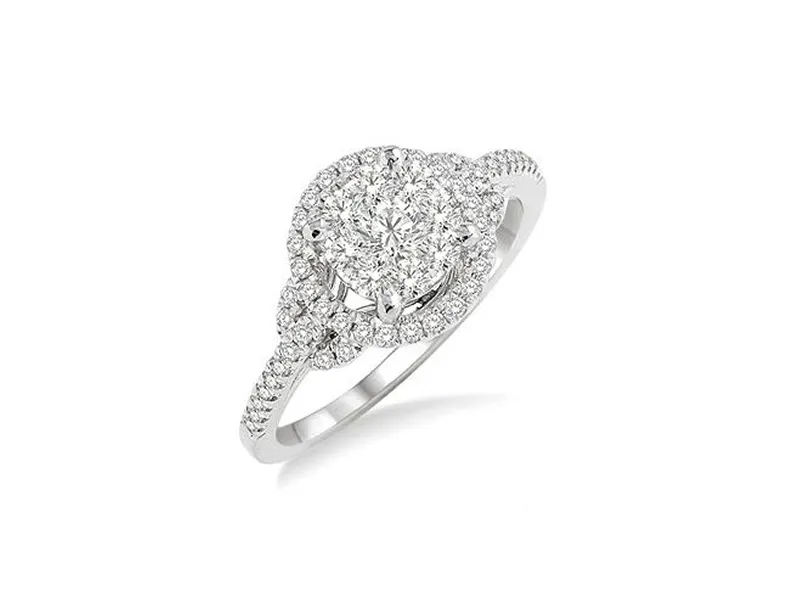 14K White Gold Diamond Engagement Ring $795 Van Adams Jewelers Snellville, GA