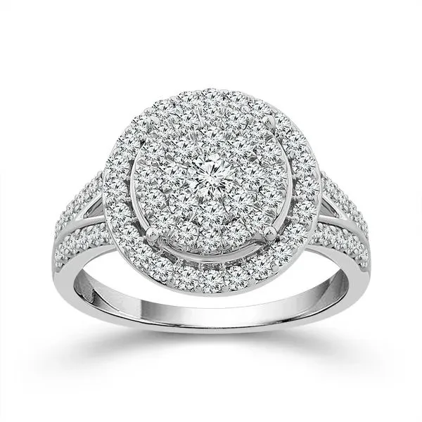 1ct Diamond Cluster Engagement Ring Style #221-00113 Van Adams Jewelers Snellville, GA