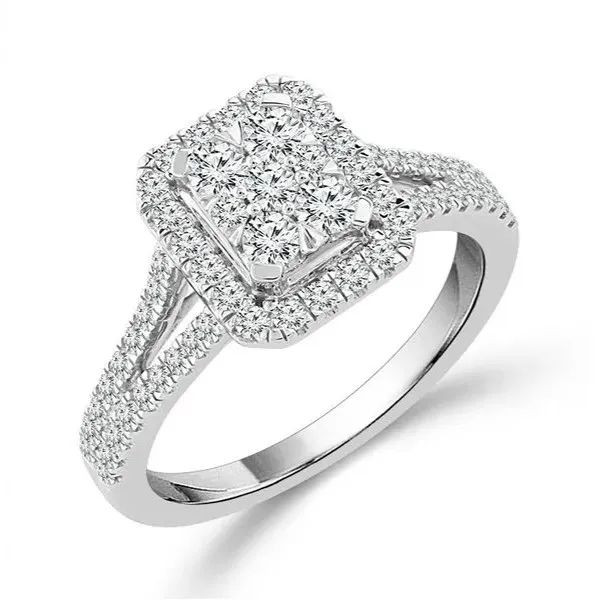 .75ct Diamond Wedding Set in 14k Gold Style #221-00117 Van Adams Jewelers Snellville, GA