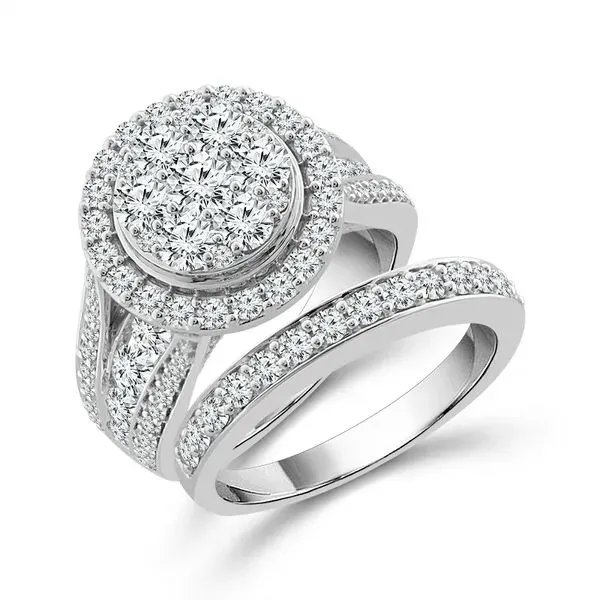 3CT Natural Diamond Wedding Set Style #222-00054 Van Adams Jewelers Snellville, GA