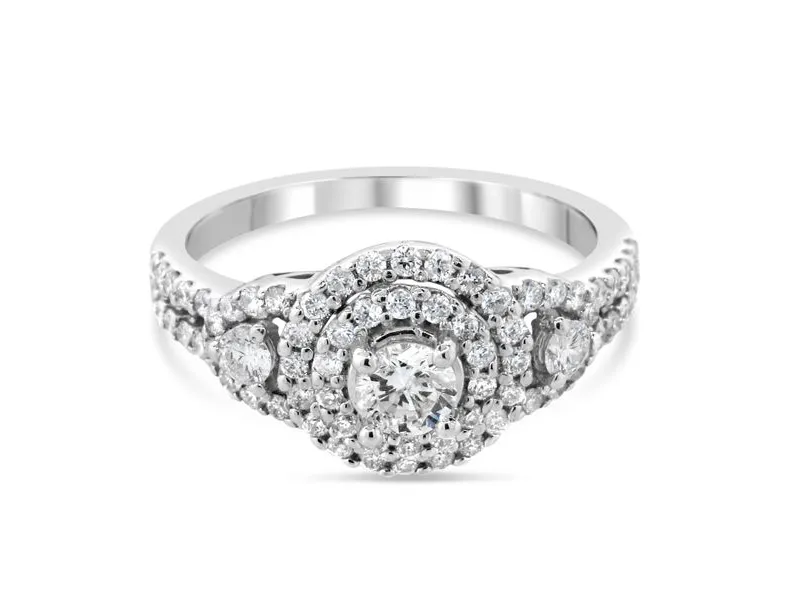 14K White Gold Diamond Engagement Ring $2495 Van Adams Jewelers Snellville, GA