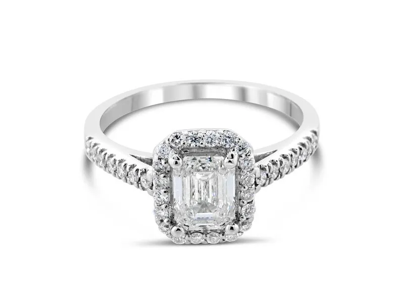14K White Gold Diamond Engagement Ring $5495 Van Adams Jewelers Snellville, GA