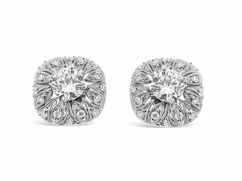 Black Friday Price $440 14K Diamond Earring Jackets, Reg. $1100 Van Adams Jewelers Snellville, GA