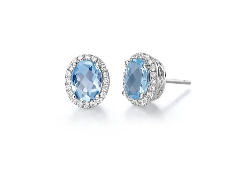 Sterling Silver Blue Topaz Earrings $132.50 Add a pop of color with these sterling silver blue topaz earrings, regularly $265 and now just $132.50 for a limited time, perfect for everyday sparkle or an elegant finishing touch, during our After Christmas Sale, while supplies last in store. Van Adams Jewelers Snellville, GA