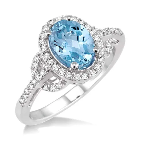 Aquamarine and Diamond Ring Reg. $1350     SALE PRICED $749Save $600 Van Adams Jewelers Snellville, GA