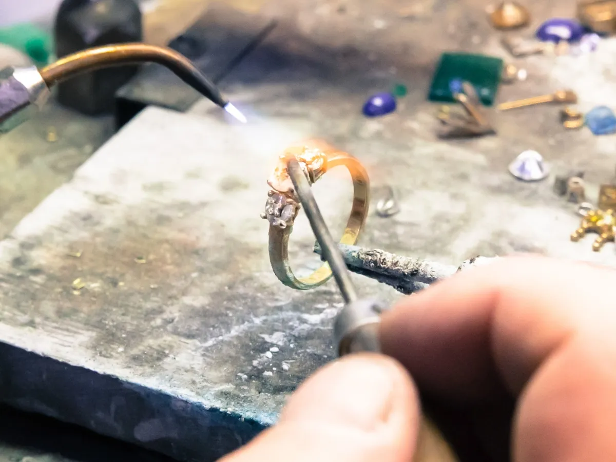A Jeweler's Process for Tightening Loose Stones Securely