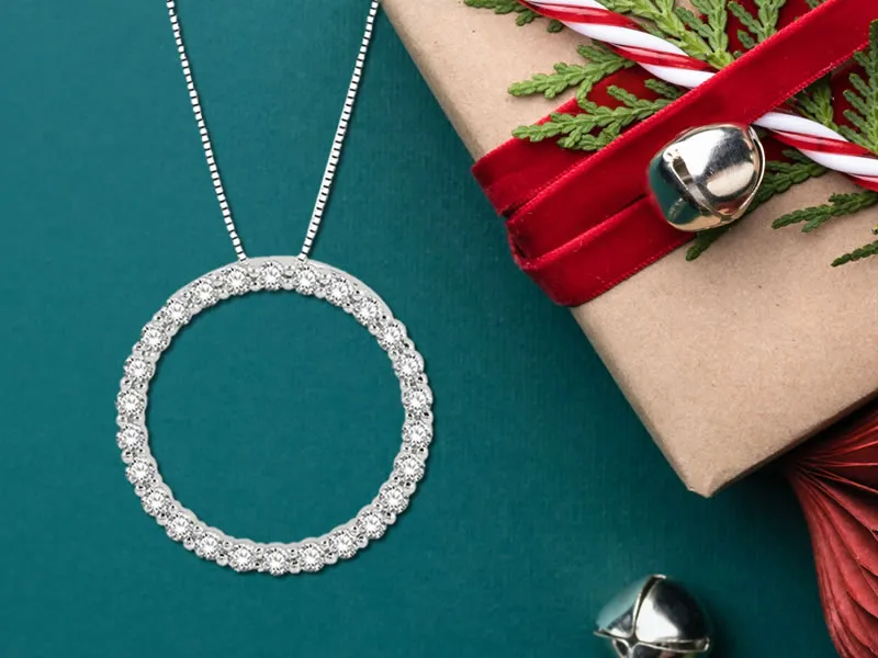All Diamond Circle Pendants On Sale Classic fashion statement, stunning beauty. Van Adams Jewelers Snellville, GA