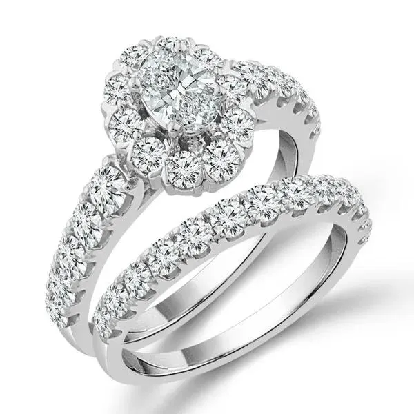 Lab Grown Diamond Wedding Set