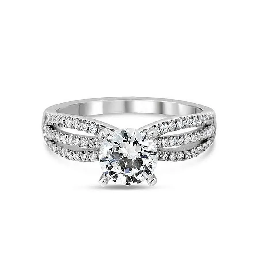 Pre-Set Engagement Rings Pre-set engagement rings offer ready-made elegance with expertly chosen diamonds and stylish settings Van Adams Jewelers Snellville, GA
