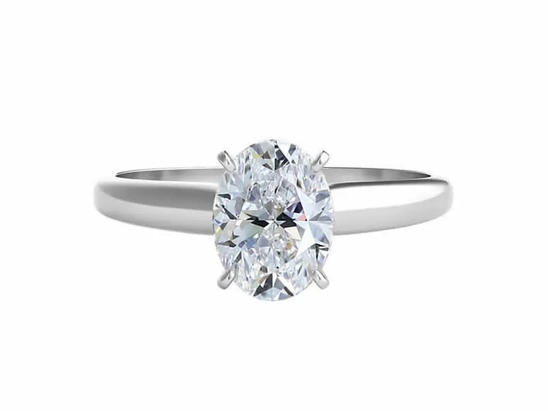 1 ct Oval Lab Grown Diamond (includes 14kw ring) $1995 Van Adams Jewelers Snellville, GA