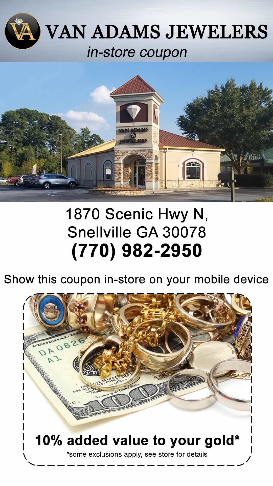 Van Adams Jewelers Snellville, GA