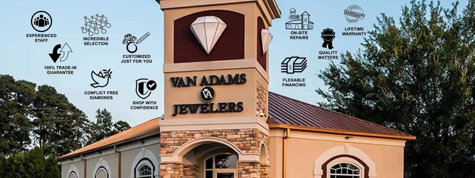 Your Widget Header Text Goes Here This banner image is 1600 x 600 pixels on desktop Van Adams Jewelers Snellville, GA
