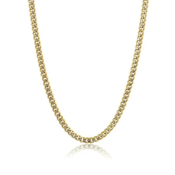  GOLD PLATED STEEL CURB CHAIN Vandenbergs Fine Jewellery Winnipeg, MB