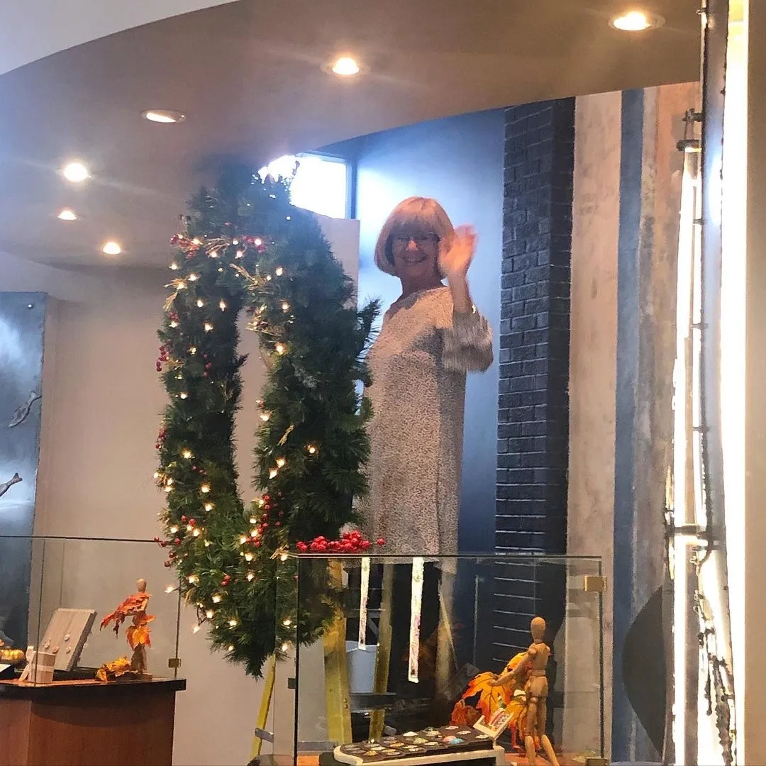  ESTHER HANGS THE WREATH Vandenbergs Fine Jewellery Winnipeg, MB