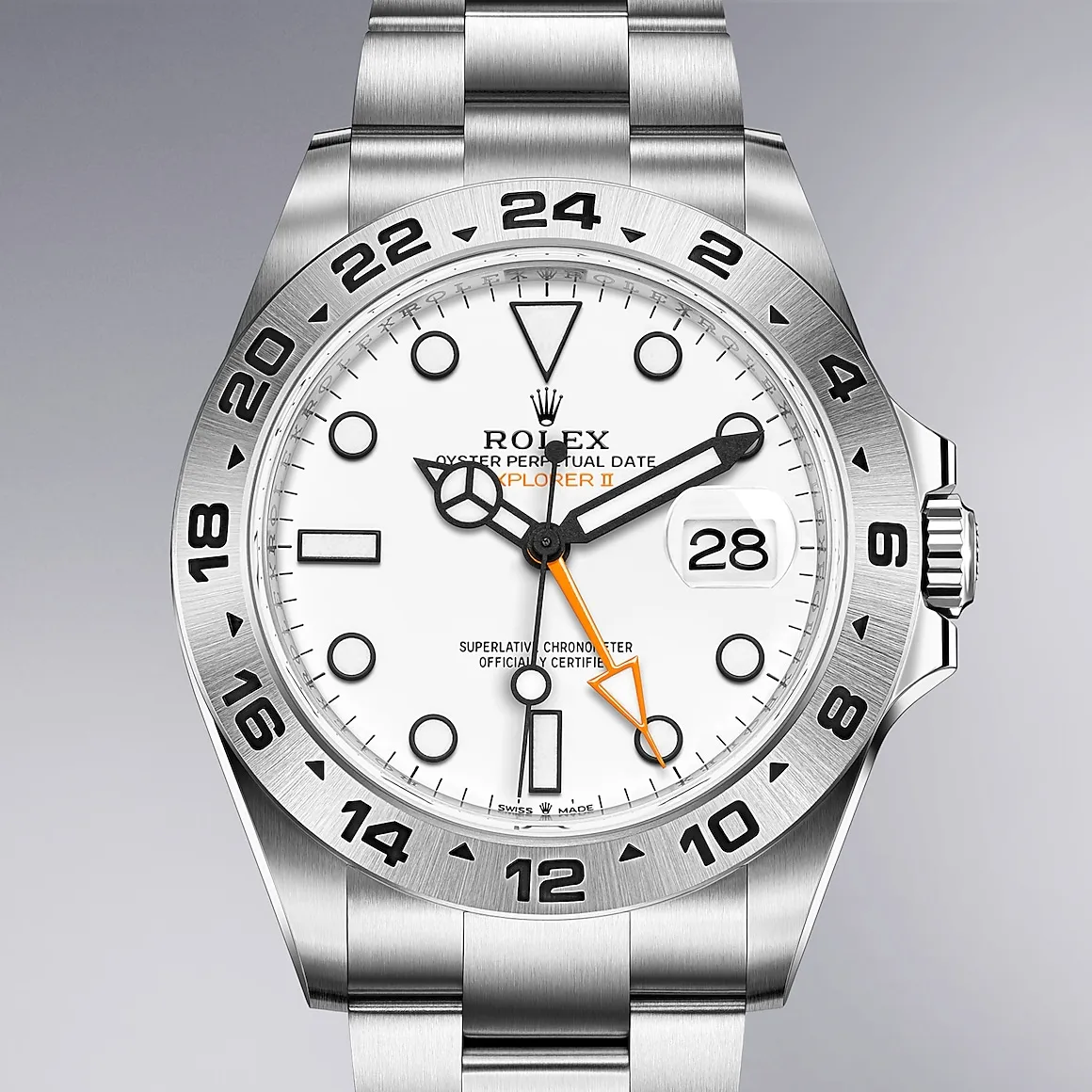 Rolex Explorer II, white dial | Venus Jewelers, Somerset NJ