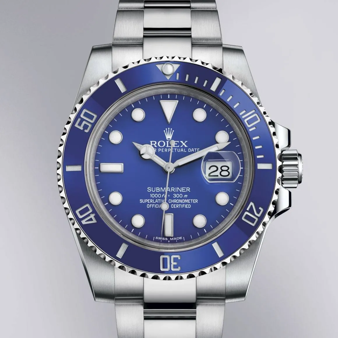 Rolex Submariner, blue dial and bezel | Venus Jewelers, Somerset NJ