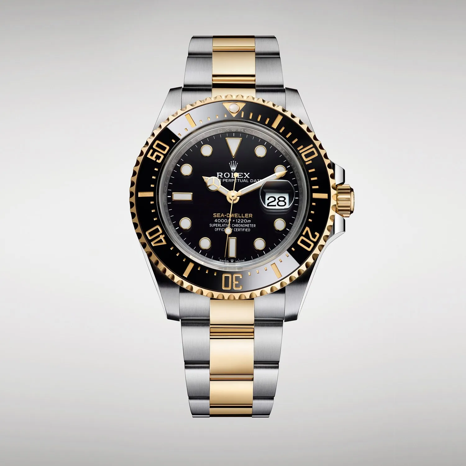 Rolex Sea-Dweller two-tone, black dial | Venus Jewelers, Somerset NJ