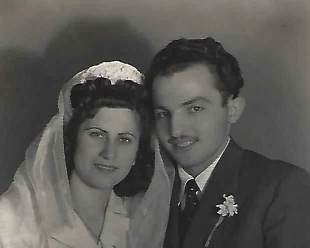 George and Eli Stavrianidis wedding photo, Venus Jewelers family history | Venus Jewelers, Somerset NJ