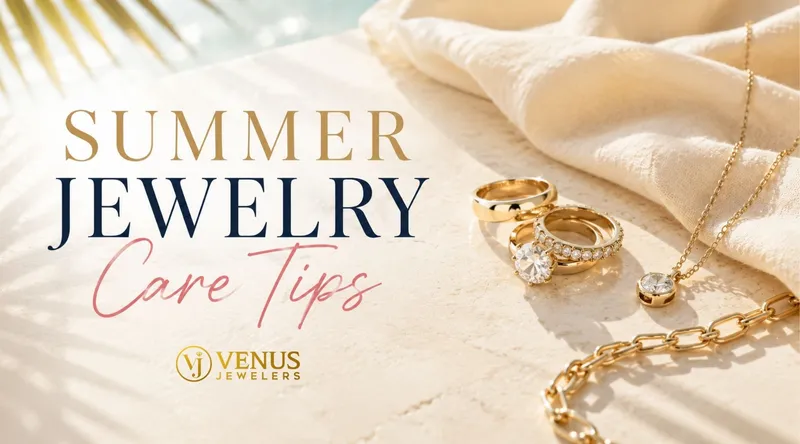 Read article: How to Protect Your Jewelry in Summer || Venus Jewelers