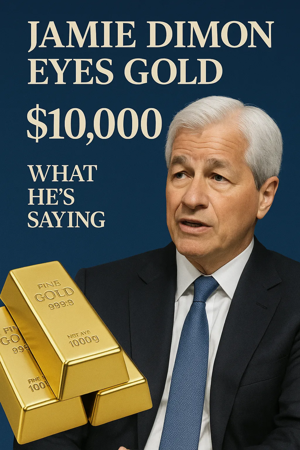 Wall Street’s Gold Awakening: Jamie Dimon Says $10,000 Is Possible